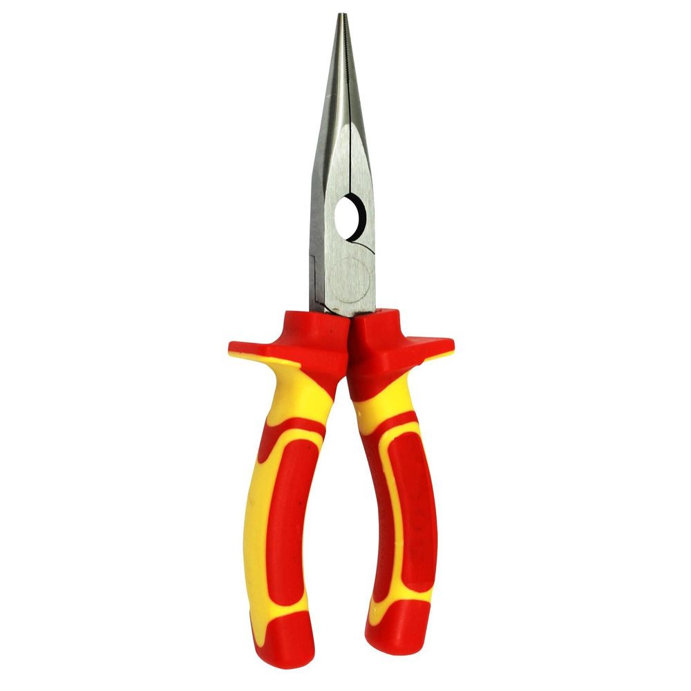 GOLDTOOL 175mm Insulated Sharp Nose Pliers. Large Shoulders