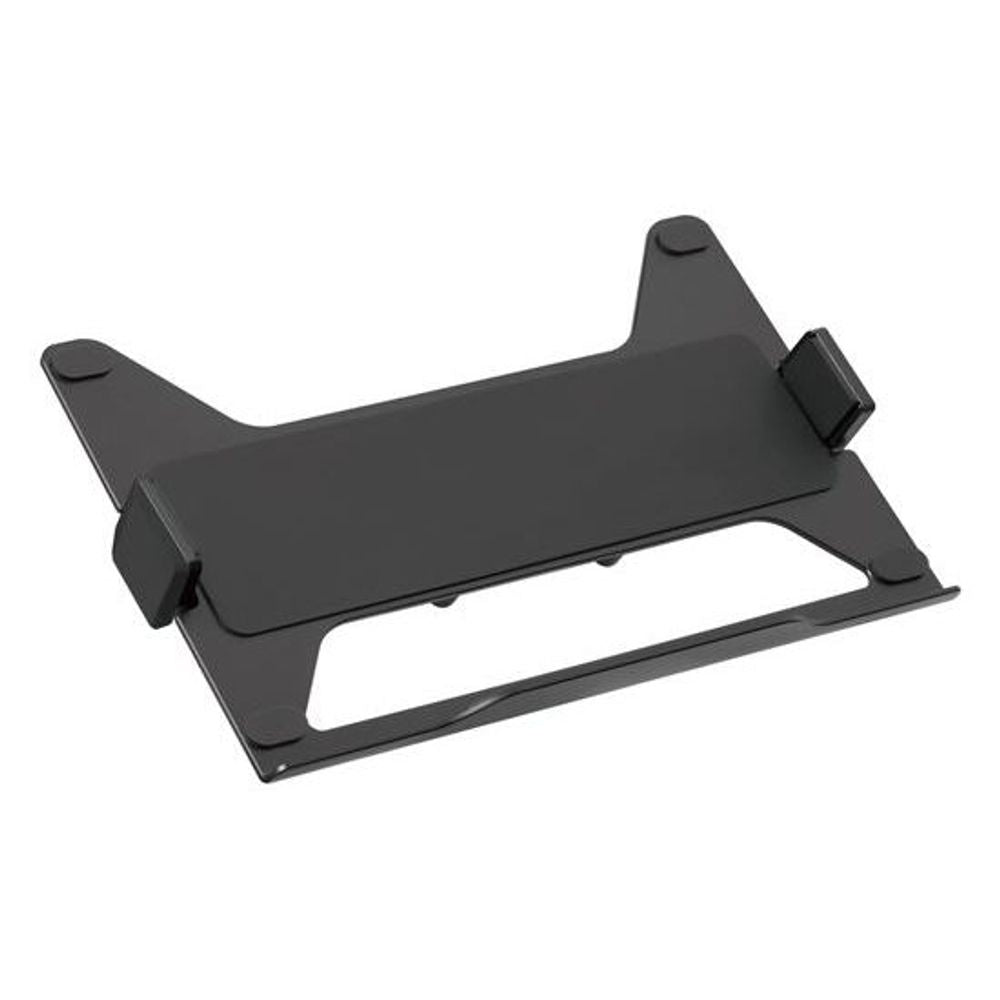BRATECK Laptop Holder for Monitor Arms. Adjustable Width to fit most Laptops. Anti-Slip Safety Edge Stopper