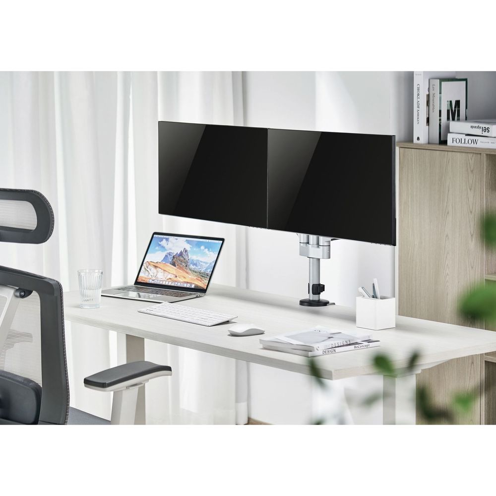 BRATECK 17"-32" Dual Arm Premium Articulating Monitor Mount.