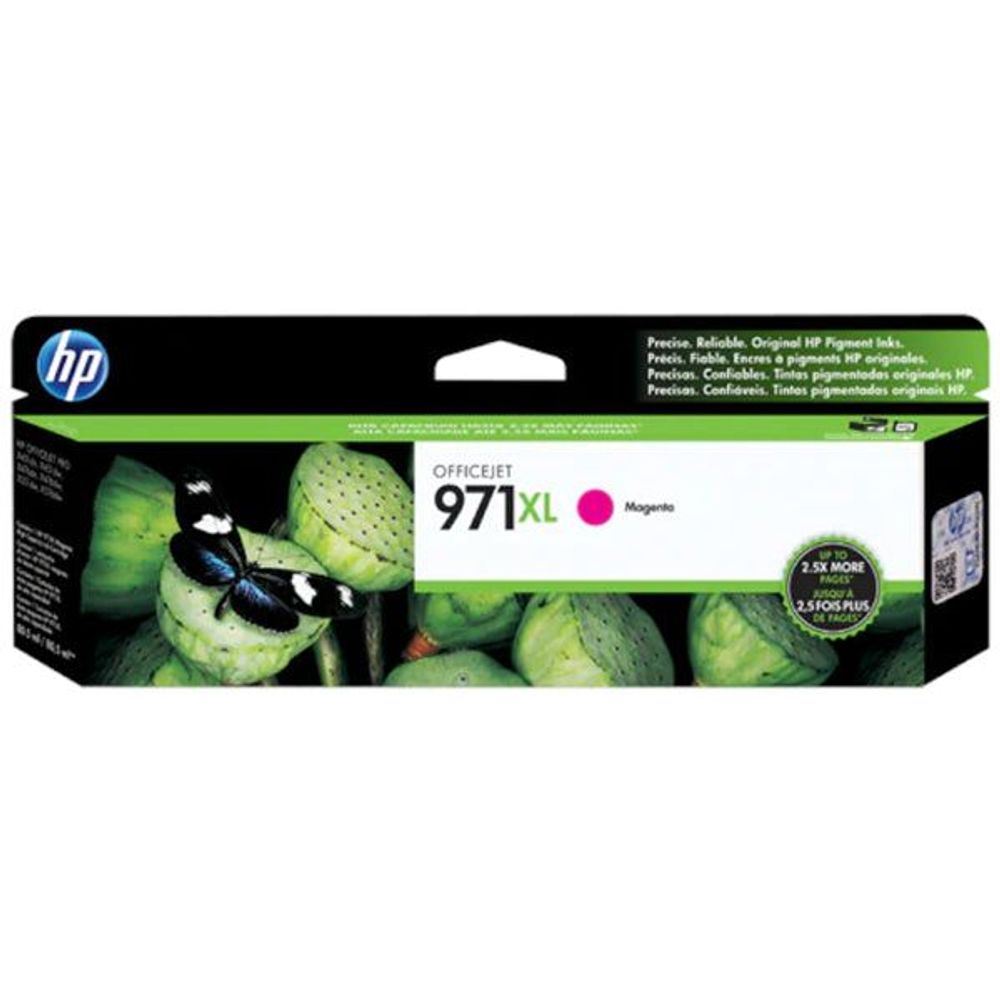 HP 971XL High Yield Ink Cartridges Magenta