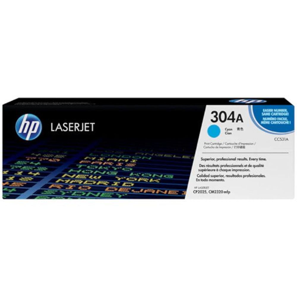 HP 304A Toner Cartridges Cyan