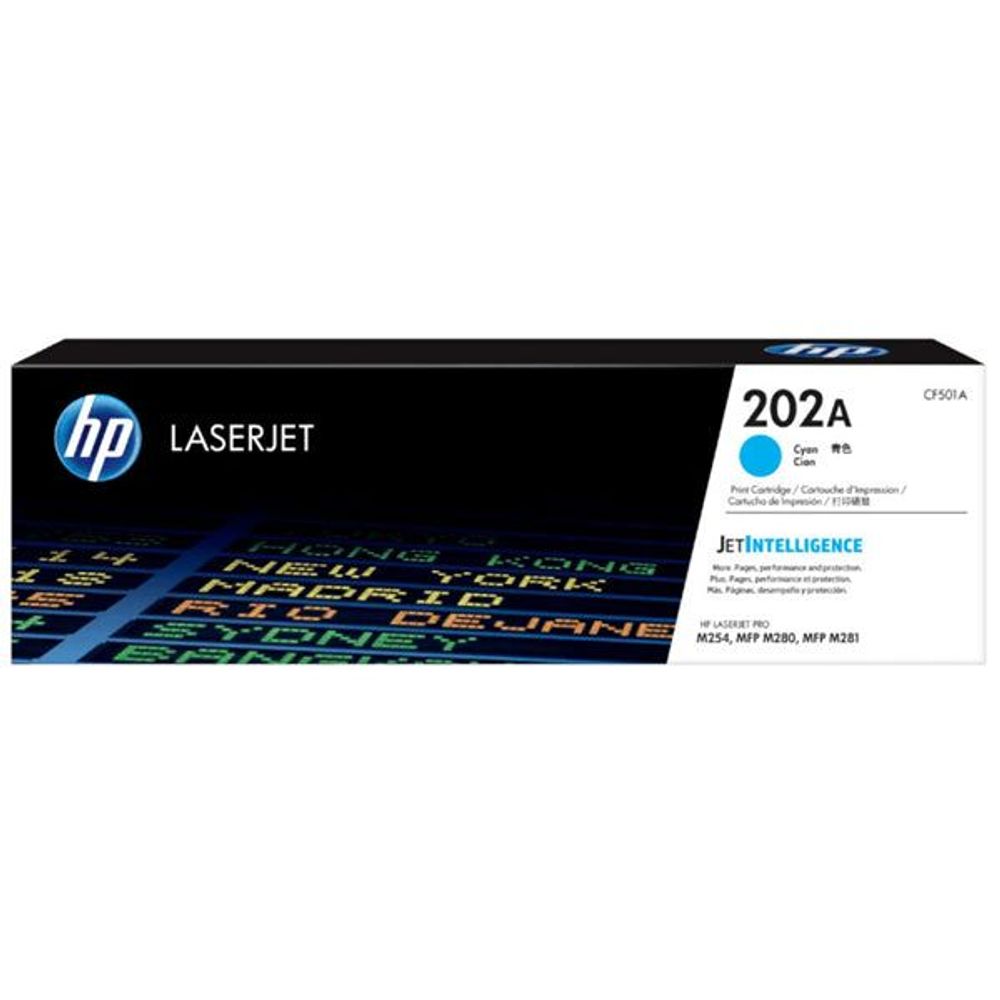 HP 202A Toner Cartridges Cyan