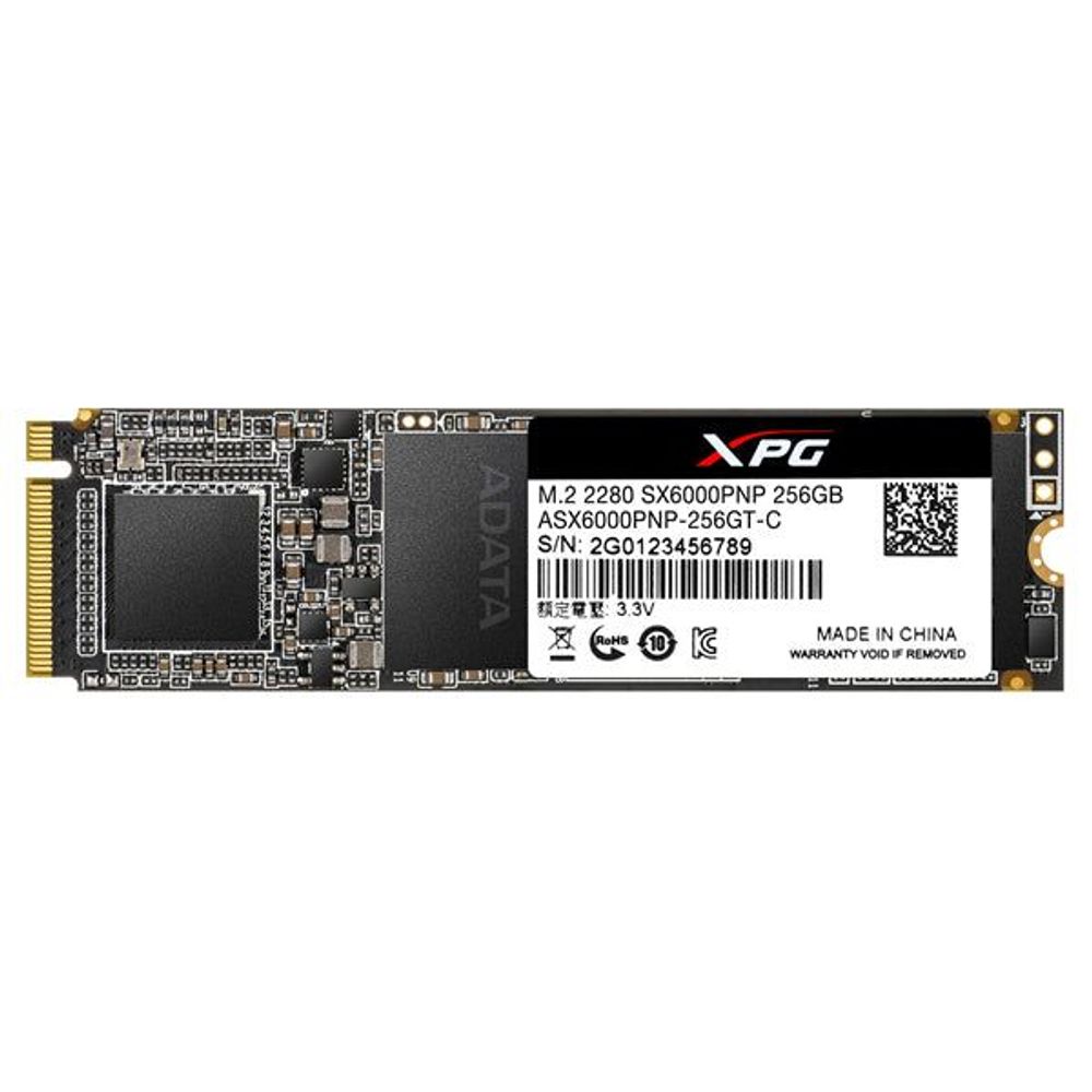 ADATA SX6000 Pro XPG PCIe M.2 2280 SSD 256GB/512GB/1TB 256GB