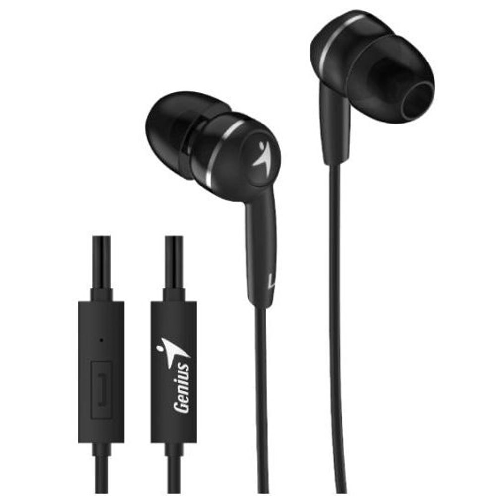 Genius HS-M320 Black In-Ear Headphones with Microphone