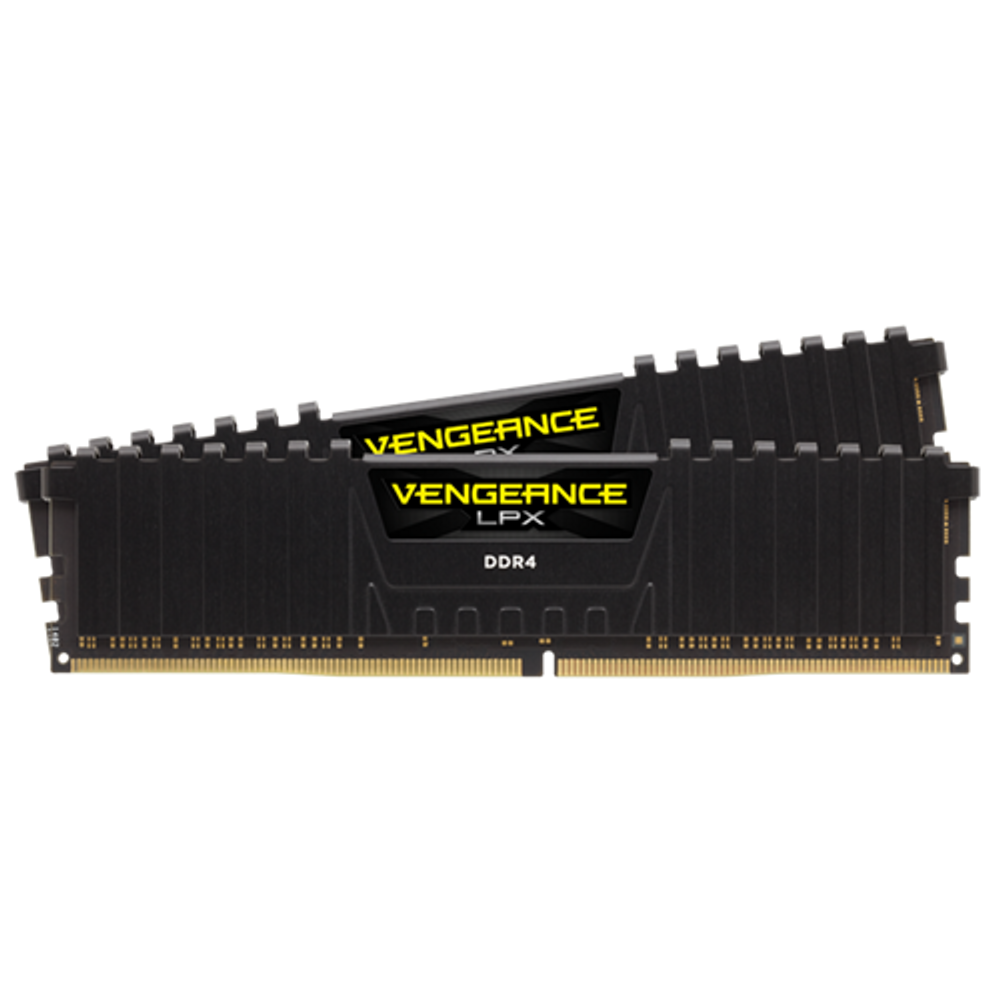 Corsair DDR4 3200MHz 64GB 2x32GB Dimm Unbuffered Xmp 2.0 Vengeance LPX Black Heatspreader Black PCb 1.35v