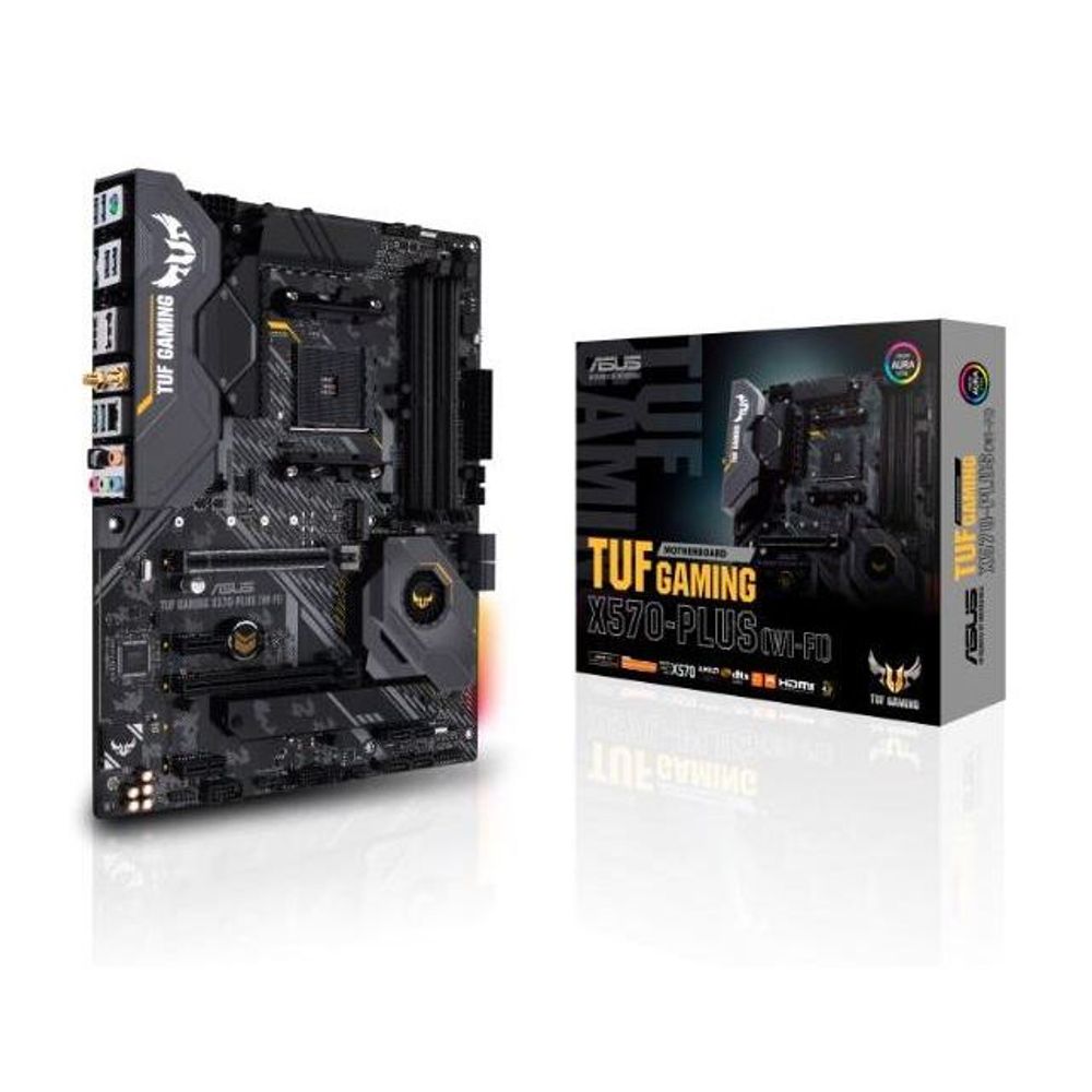 ASUS TUF Gaming X570-Plus (Wi-Fi) AM4 ATX 4xDDR4 PCIe 4.0 M.2 USB3.2 Raid Motherboard