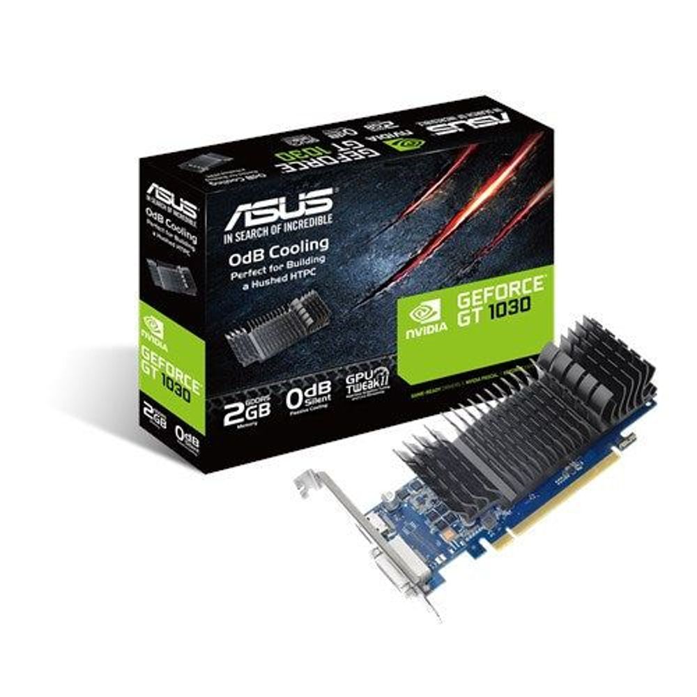 ASUS GT1030-Sl-2G-BRK GT1030 2GB GDDR5 PCI-E 3.0 DVI-D HDMI Low Profile Graphics Card