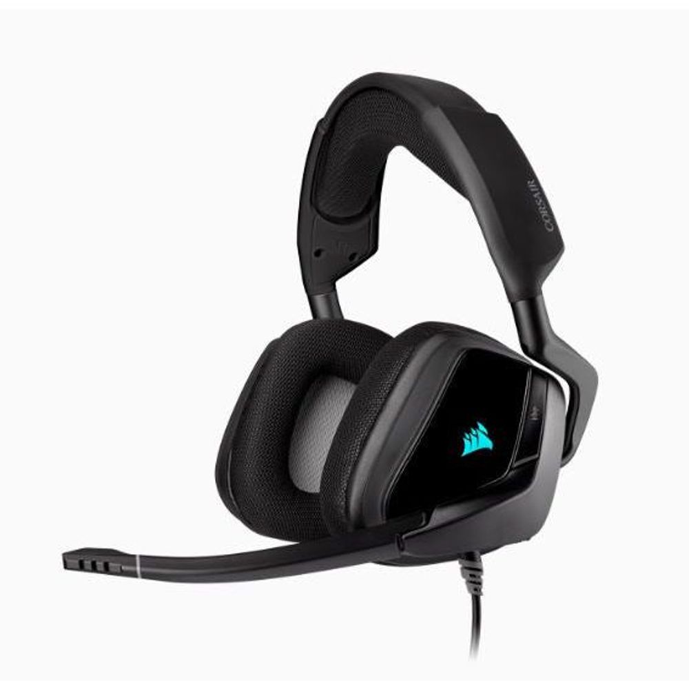 Corsair Void RGB Elite USB Premium Gaming Headset with 7.1 Surround Sound - Black