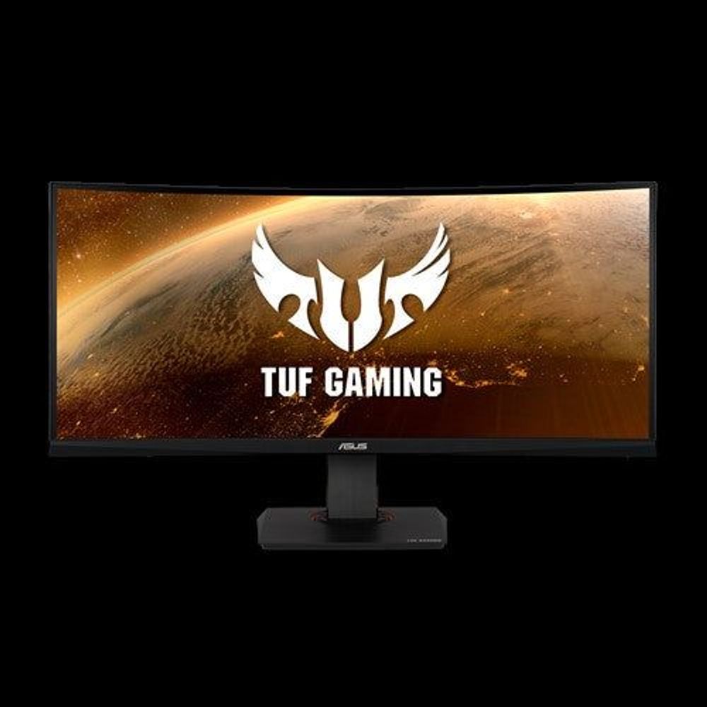 ASUS TUF VG35VQ 35" Curved 3440x1440 21:9 1ms 100Hz VA DP HDMI Swivel Hgt Adj Adaptive-Sync Gaming Monitor Black