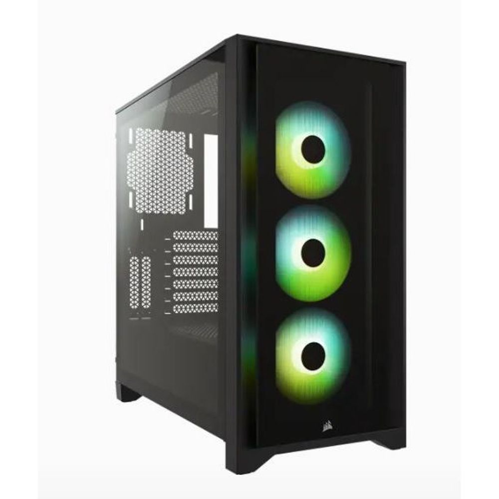 Corsair Icue 4000X RGB Tempered Glass Mid-Tower - Black