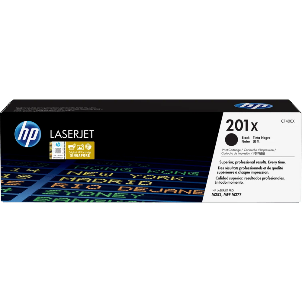 HP 201X High Yield Toner Cartridges Black