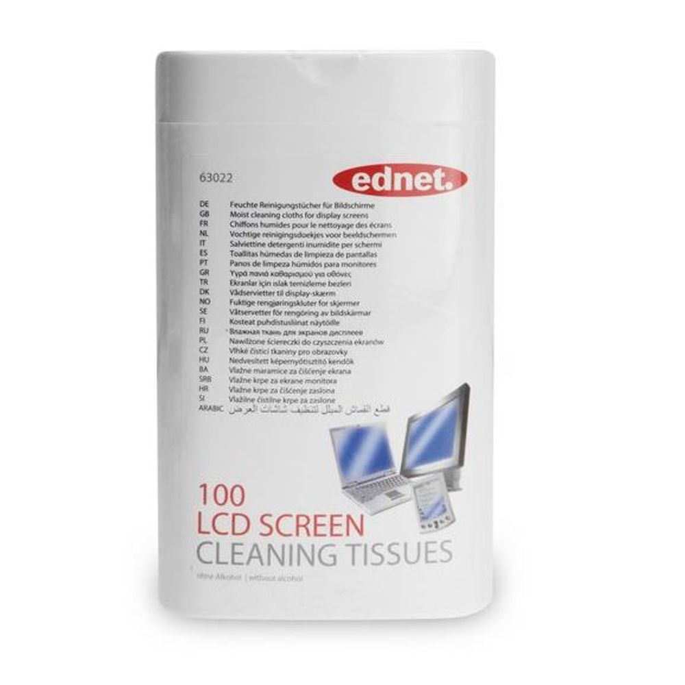 Ednet Screen Cleaning Wipes 100 Pack