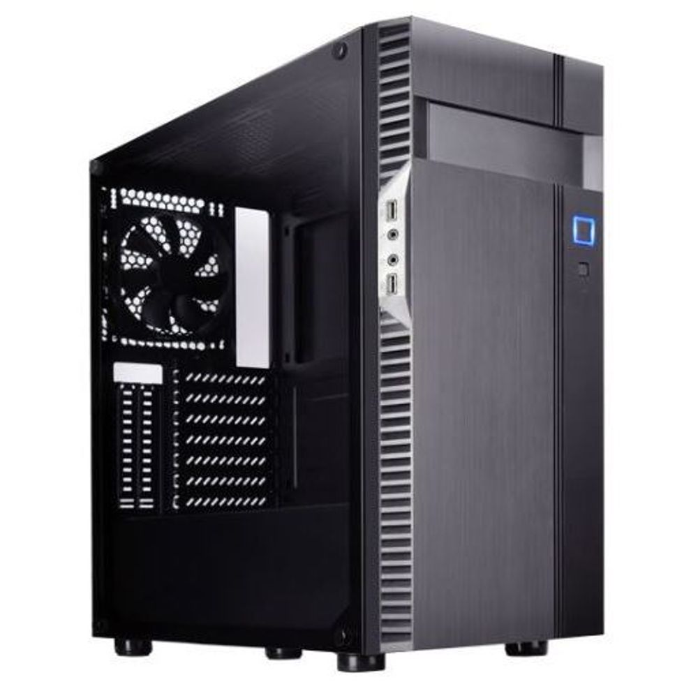 SilverStone PS14E Precision ATX Black Mid Tower Case with Window