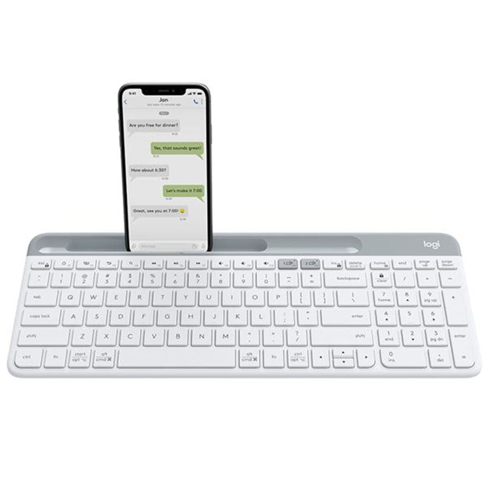 Logitech K580 Multi-Device Wireless Keyboard - White