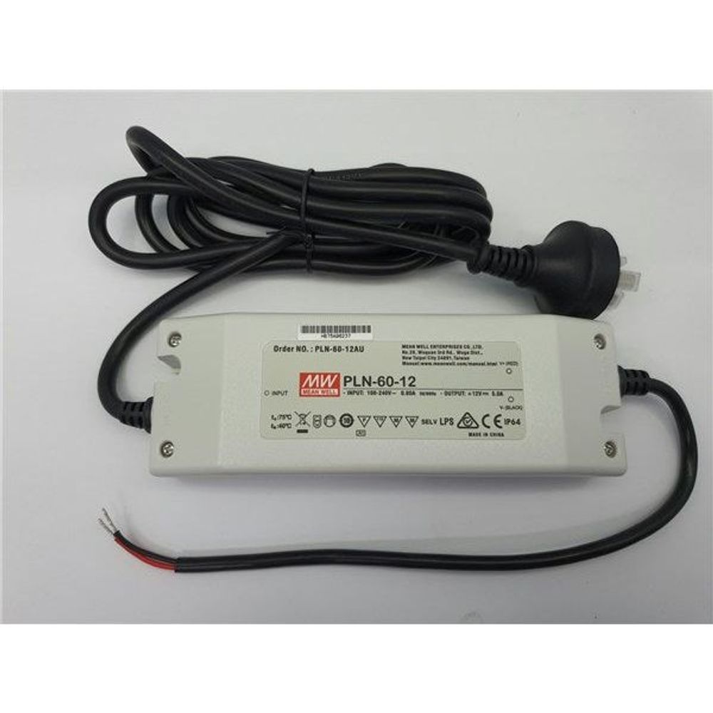 PLN-60-12 - 12V 5A LED Power Supply - 60W