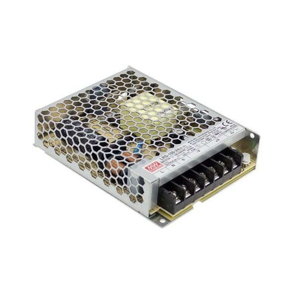 LRS-100-24 - Mean Well Enclosed PSU 24VDC 4.5A