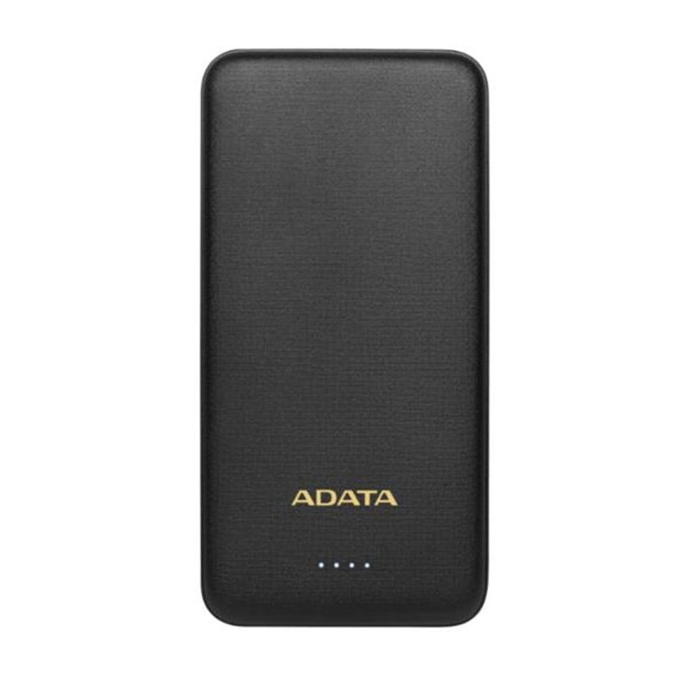 ADATA T10000 10000mAh Power Bank - Black/White Black