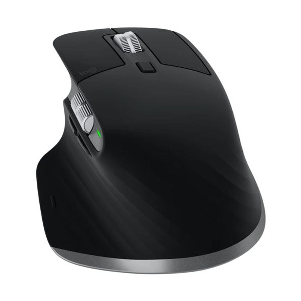 Logitech MX Master 3 for Mac USB Wireless/Bluetooth Full Size Mouse Black