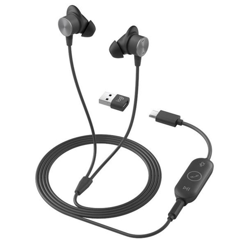 Logitech Zone Wired Earbuds - Teams