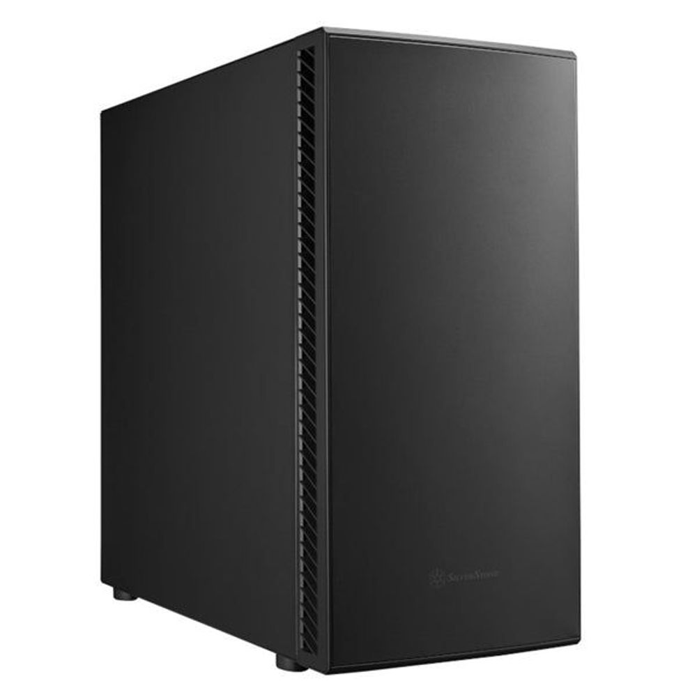 SilverStone SETA Q1 ATX Black Mid Tower Case with Tempered Glass