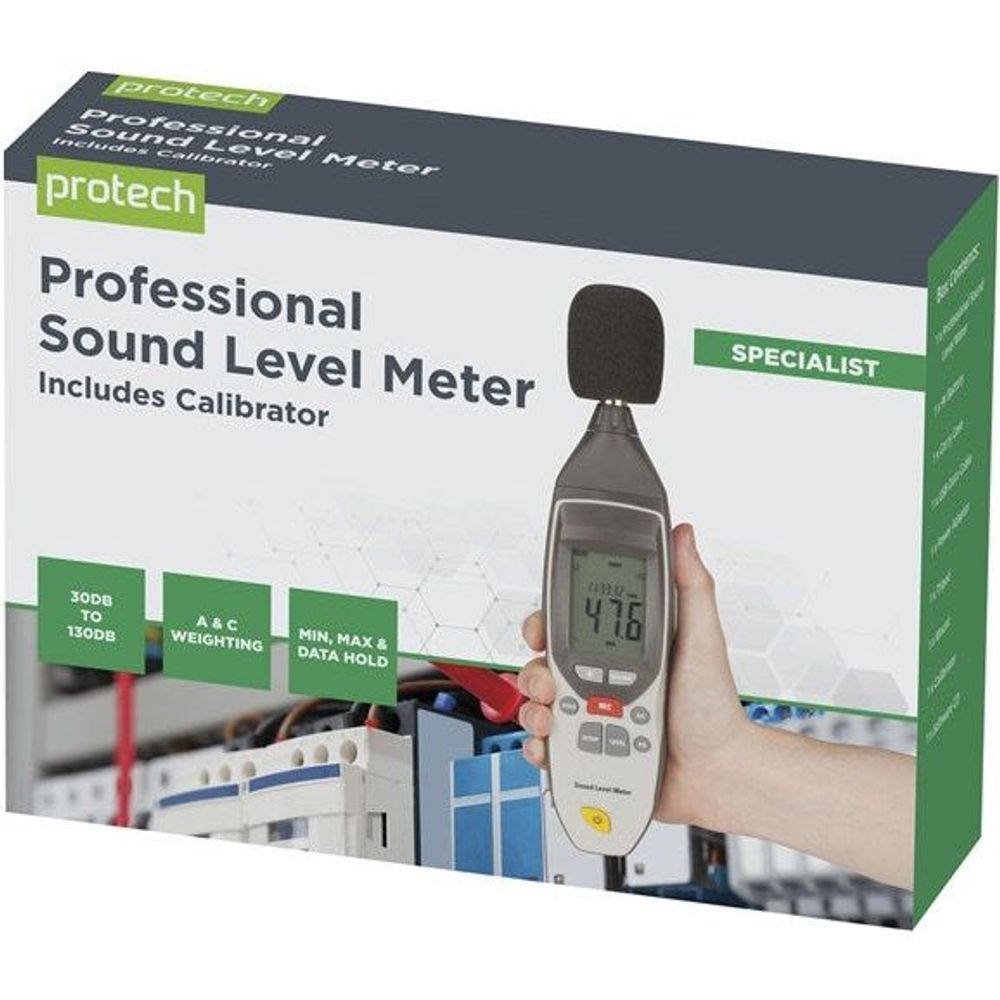 QM1598 Pro Sound Level Meter with Calibrator