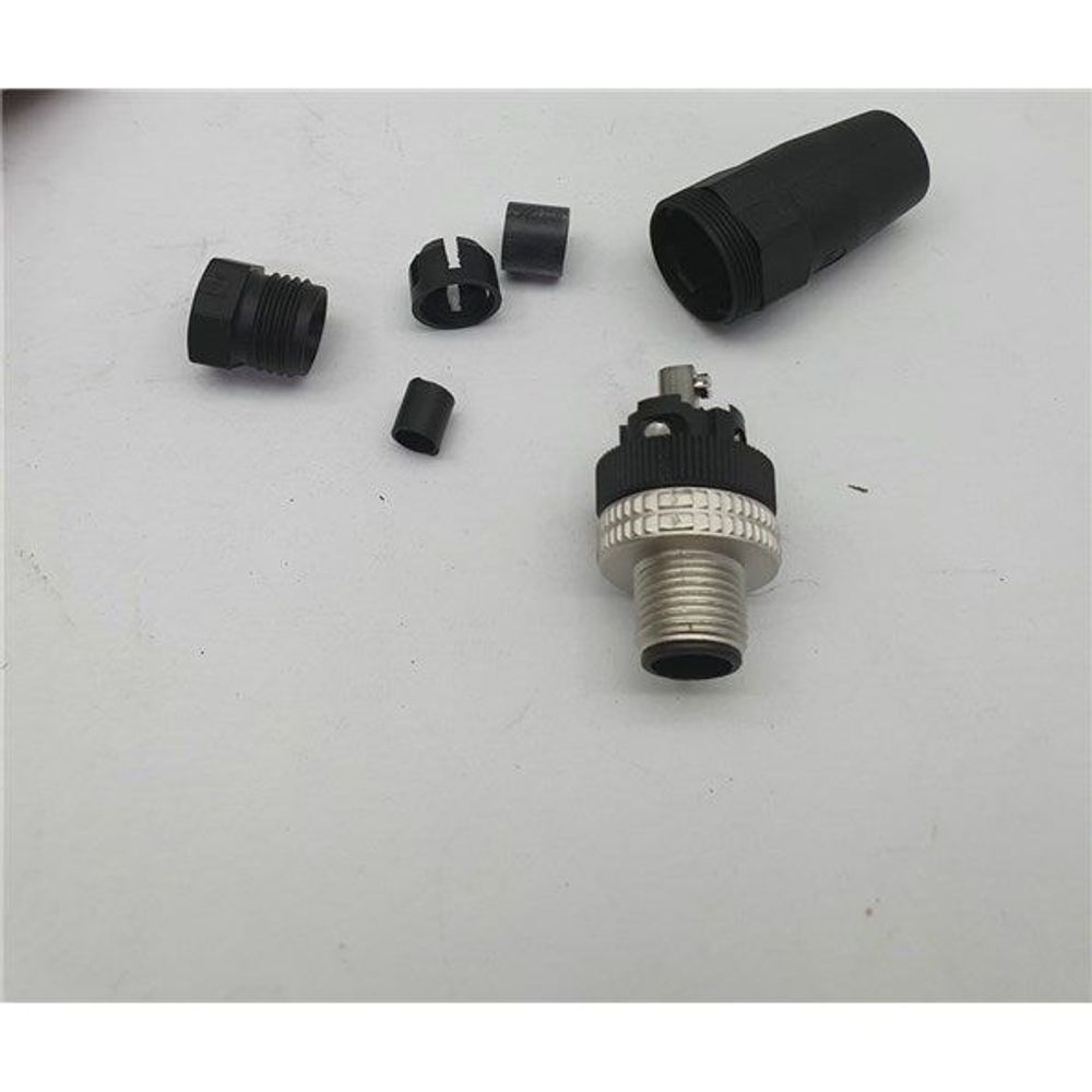 933-163-100 - Elst 5012 Pg7 5Way Black M12 Connector