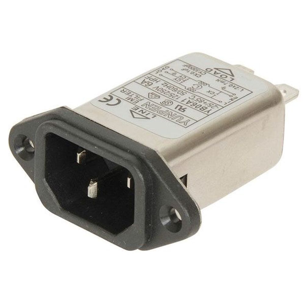 MS4003 - IEC EMI Power Line Filter - 6 Amp