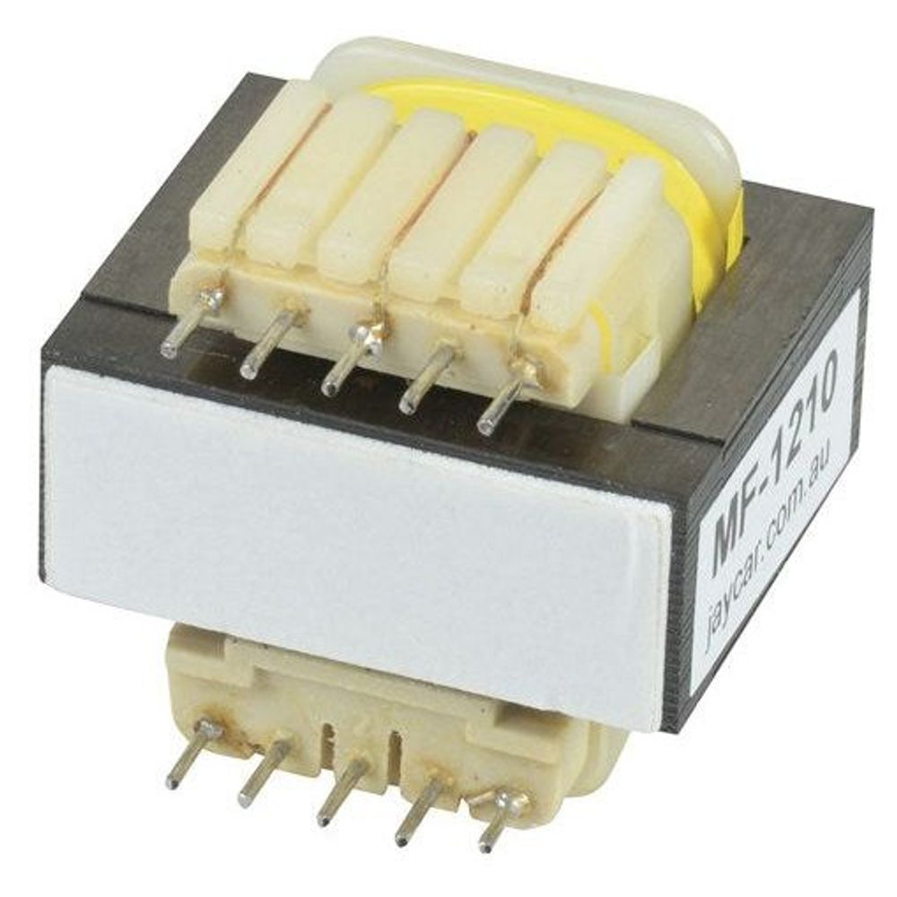 MF1210 - 18V Centre Tapped (9V-0-9V) PCB Mount Transformer