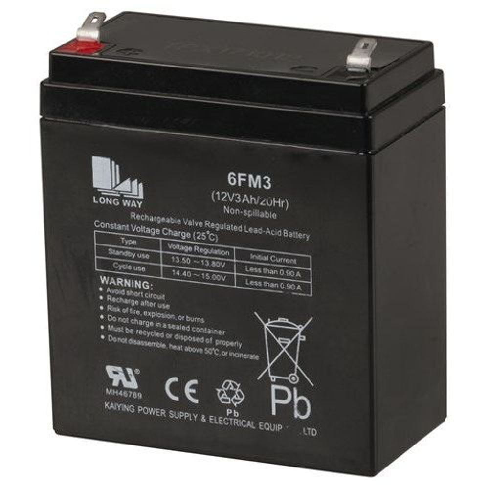 CS2498 - Spare 12V 3Ah SLA Battery to suit CS2497