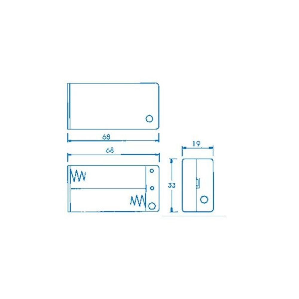 PH9280 - 2AA Switched Battery Enclosure