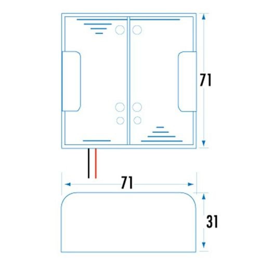 PH9220 - 2 X D Cell Side By Side Battery Holder