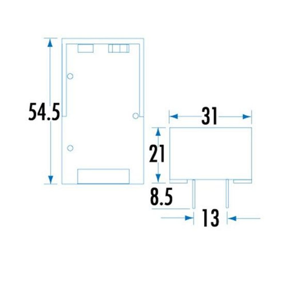 PH9235 - PC Mount 9V Battery Holder