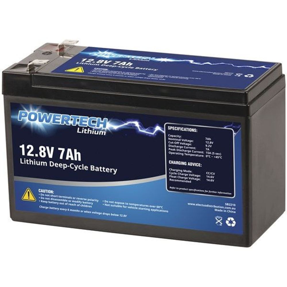 SB2210 - 12.8V 7Ah Lithium Deep Cycle Battery