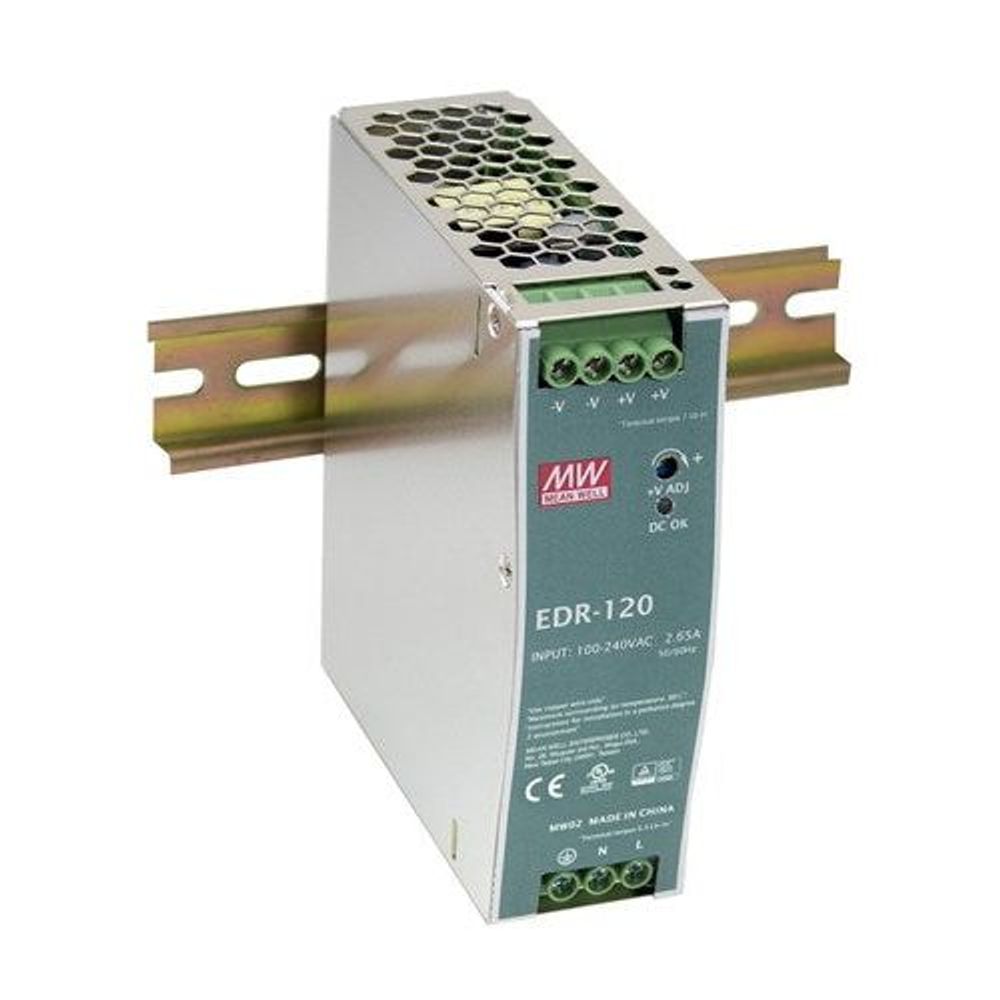 EDR-120-48 - 120W 48V 2.5A EDR DIN Rail Power Supply