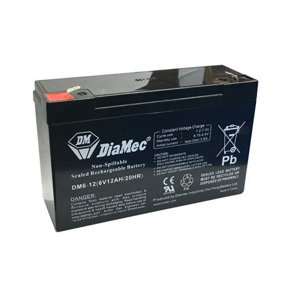 SB2497 - 6V 12Ah SLA Battery