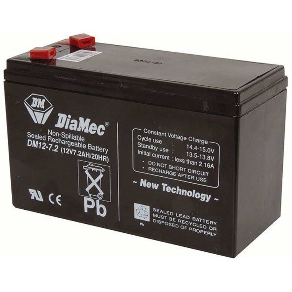 SB2486 - 12V 7.2Ah SLA Back-up Battery - NBN/ALARM/UFB