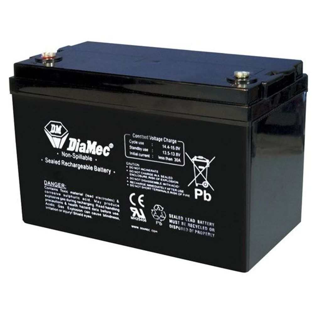 SB1685 - 12V 120Ah AGM Deep Cycle Battery in 330mm case