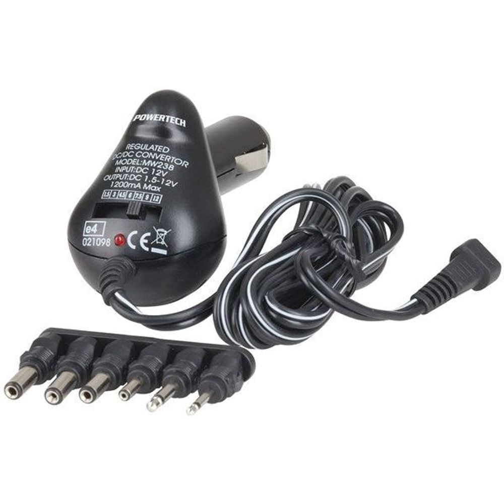 MP3678 - 12VDC 1.2A Car Power Adaptor