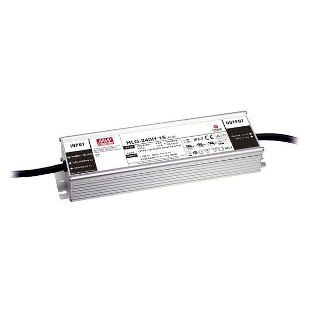 HLG-240H-24B - Mean Well LED PSU 240W 90-305VAC 24VDC/10A