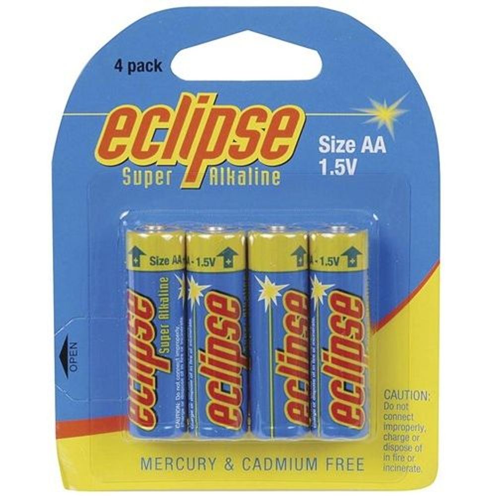 SB2425 - Eclipse AA Alkaline Batteries - Pack of 4