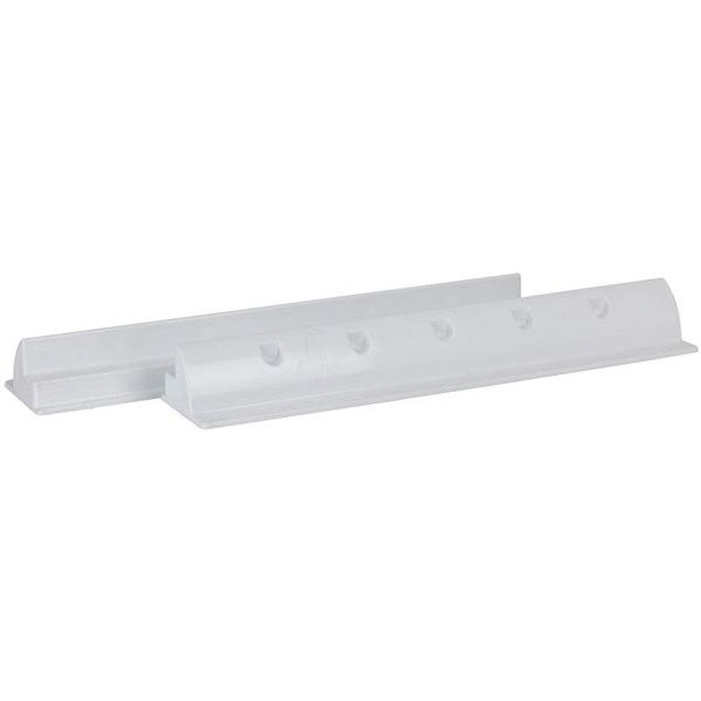 HS8864 - White ABS Solar Panel Spoiler Mounting Brackets - Pair