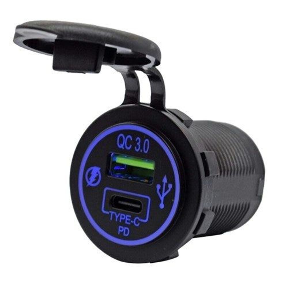 MP3620 - Fast Car Charger Converter 12V DC to QC 3.0 and 36W PD