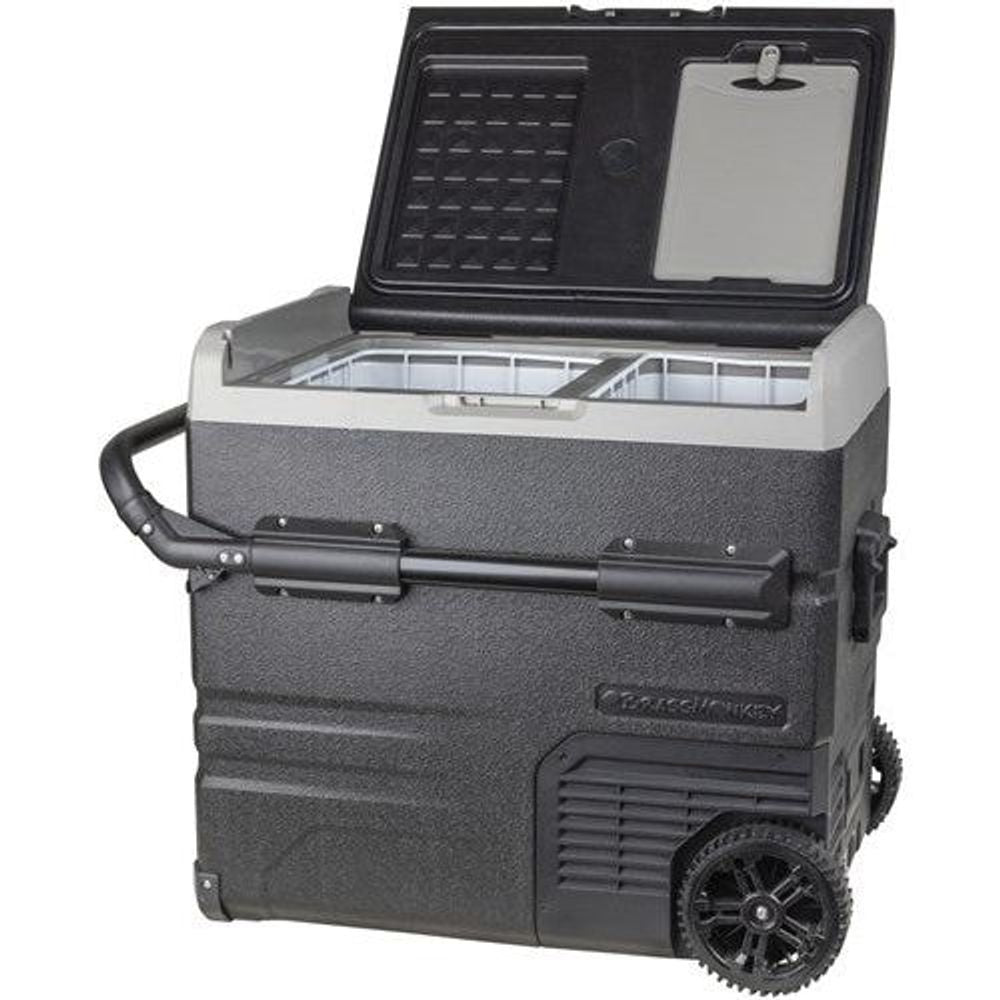 GH2024 - 55L Brass Monkey Portable Dual Zone Fridge/Freezer with Wheels and Battery Compartment