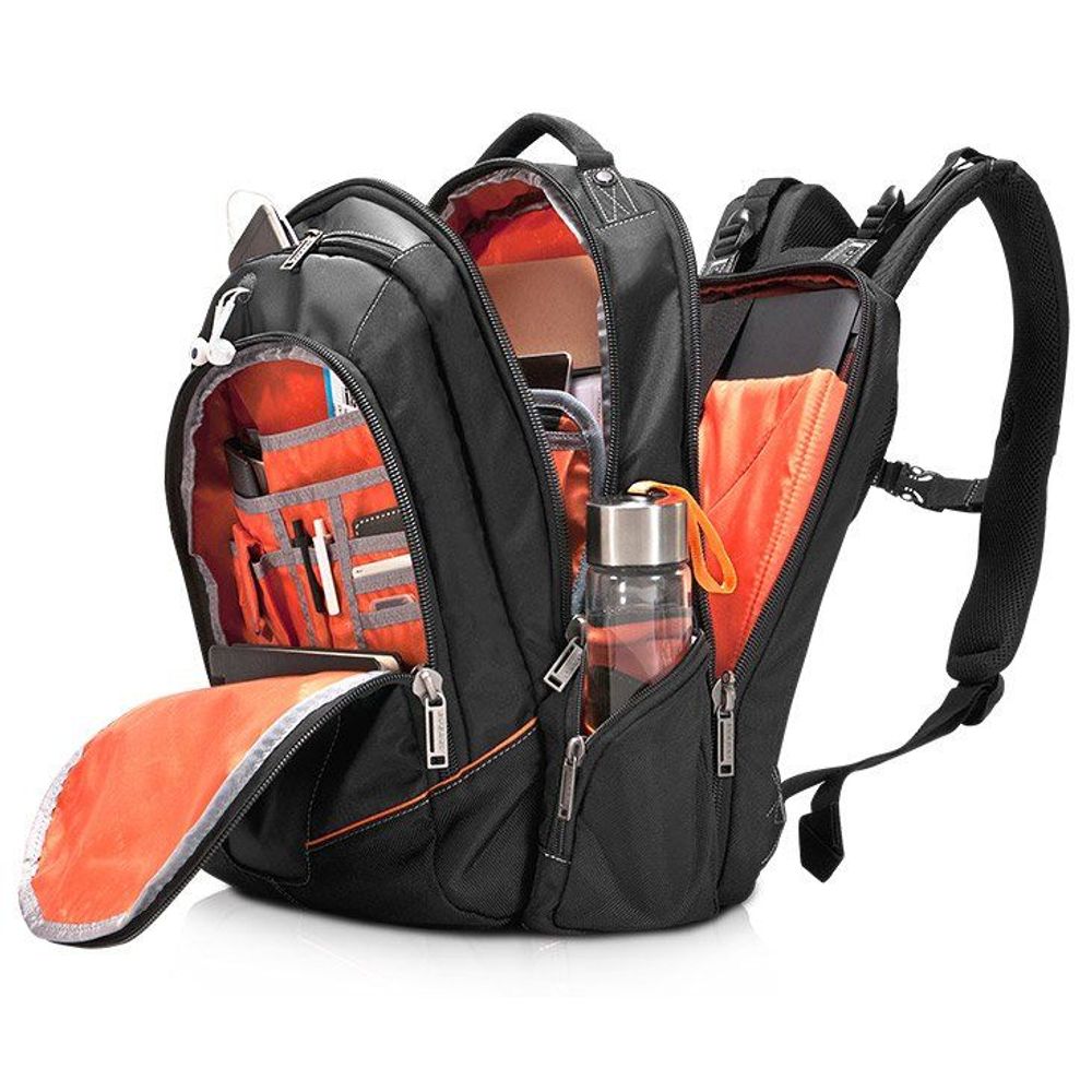 EVERKI EKP119 Flight Laptop Backpack 16'' Checkpoint friendly design 5-Point balance strap system