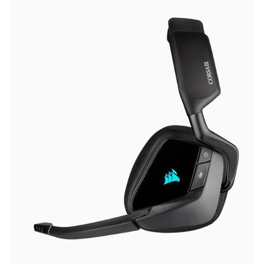 Corsair Void RGB Elite Wireless Premium Gaming Headset with 7.1 Surround Sound - Black