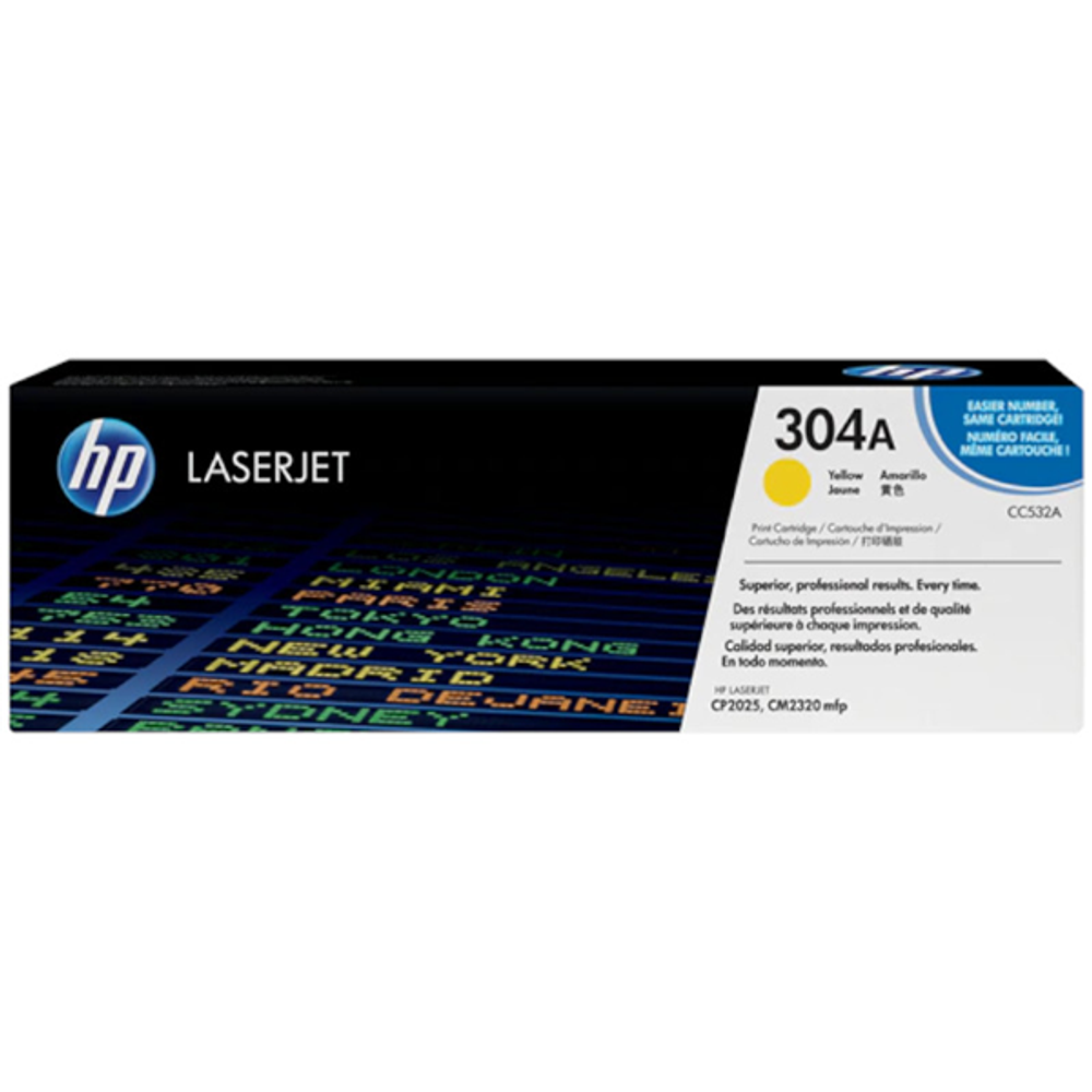 HP 304A Toner Cartridges Yellow