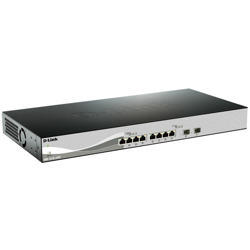 D-Link DXS-1210-10TS 10-Port 10 Gigabit Smart Managed Switch with 8 10gbase-T Ports And 2 Sfp+ Ports