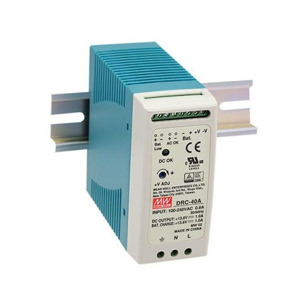 DRC-40A - PSU+CHGR 40W DIN MNT MW DRC-40A