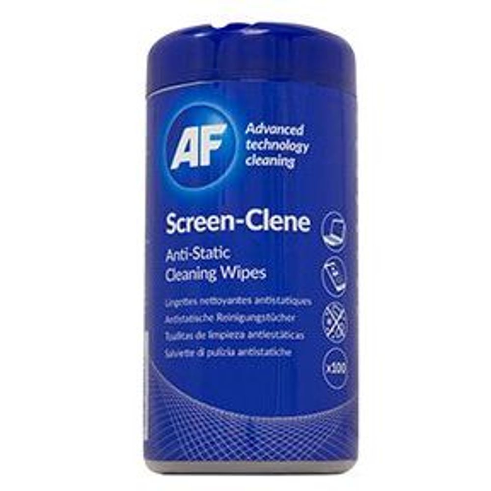 AF Screen-Clene Wipes Tub of 100