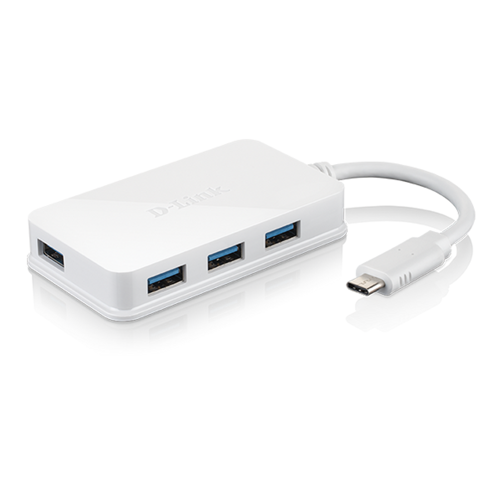 D-Link Dub-H410 USB-C To 4-Port USB 3.0 Hub